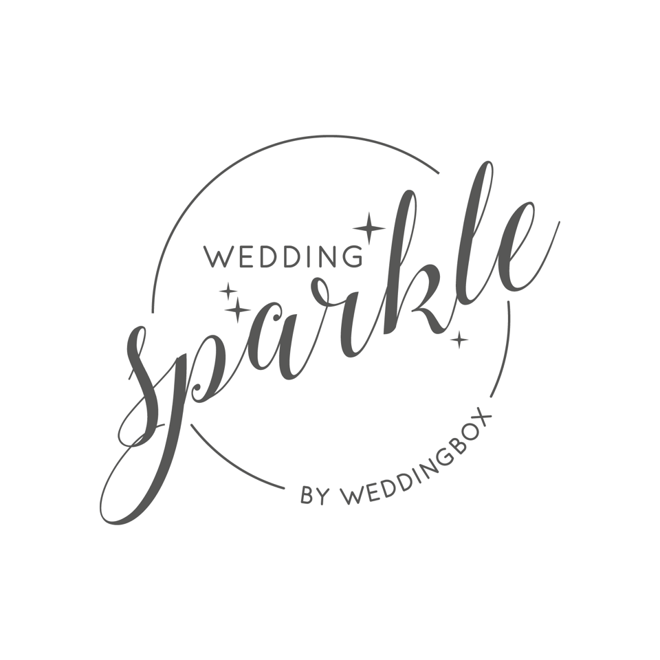 Wedding Sparkle Logo Grau